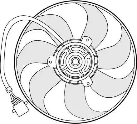 CTR 1209653 - Вентилятор, охолодження двигуна avtolavka.club