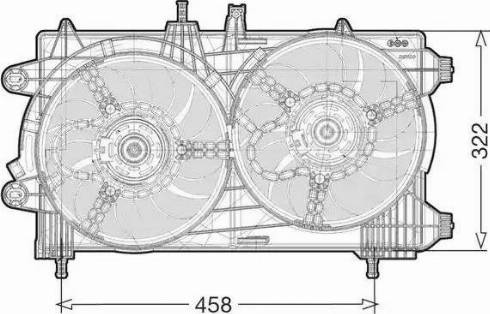 CTR 1209622 - Вентилятор, охолодження двигуна avtolavka.club