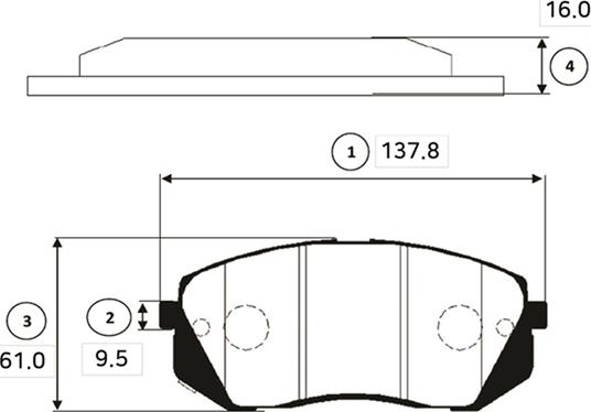 CTR GK0501 - Гальмівні колодки, дискові гальма avtolavka.club