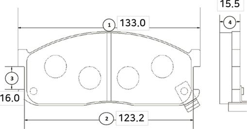 CTR GK0517 - Гальмівні колодки, дискові гальма avtolavka.club