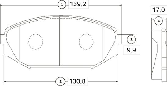 CTR GK0330 - Гальмівні колодки, дискові гальма avtolavka.club