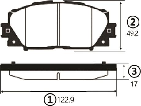 CTR GK1081 - Гальмівні колодки, дискові гальма avtolavka.club