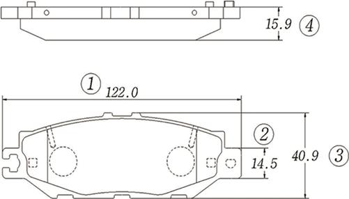 CTR GK1038 - Гальмівні колодки, дискові гальма avtolavka.club