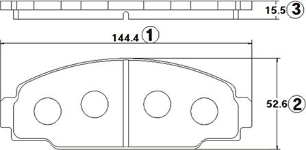 CTR GK1137 - Гальмівні колодки, дискові гальма avtolavka.club