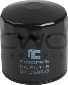 Cworks B110G0028 - Масляний фільтр avtolavka.club
