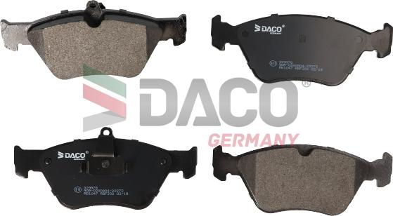 DACO Germany 329978 - Гальмівні колодки, дискові гальма avtolavka.club