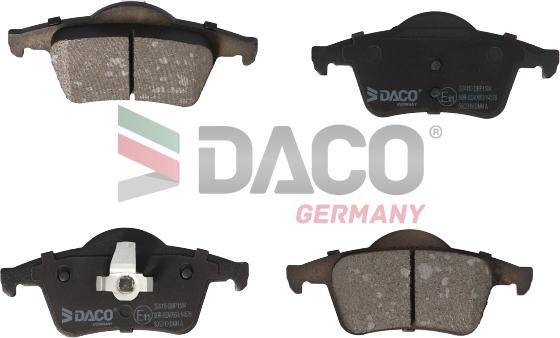 DACO Germany 324110 - Гальмівні колодки, дискові гальма avtolavka.club