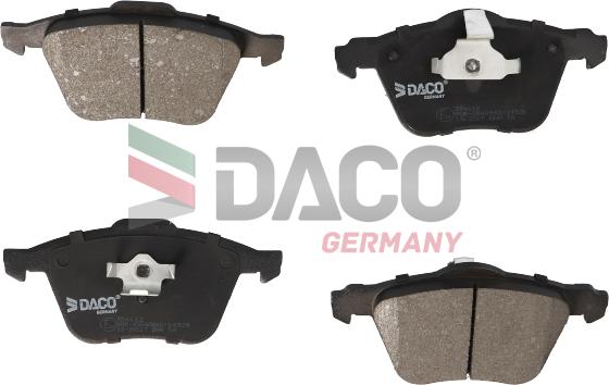 DACO Germany 324112 - Гальмівні колодки, дискові гальма avtolavka.club