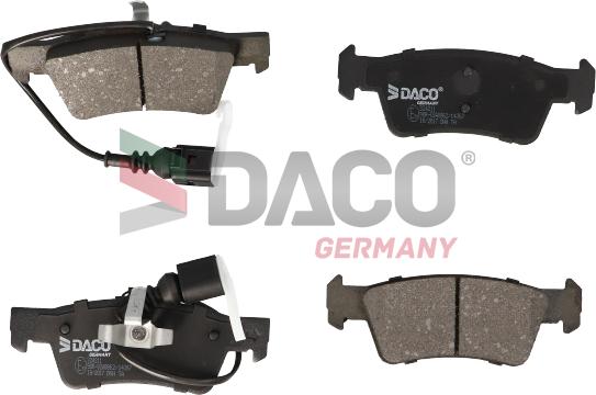 DACO Germany 324211 - Гальмівні колодки, дискові гальма avtolavka.club