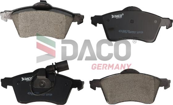 DACO Germany 324750 - Гальмівні колодки, дискові гальма avtolavka.club