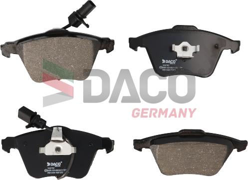 DACO Germany 324782 - Гальмівні колодки, дискові гальма avtolavka.club