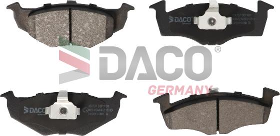 DACO Germany 324737 - Гальмівні колодки, дискові гальма avtolavka.club