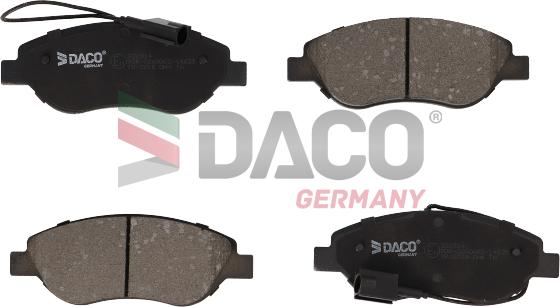 DACO Germany 320914 - Гальмівні колодки, дискові гальма avtolavka.club