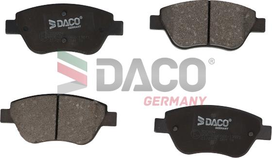 DACO Germany 320924 - Гальмівні колодки, дискові гальма avtolavka.club