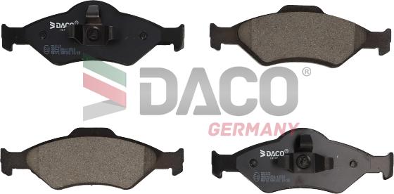 DACO Germany 321013 - Гальмівні колодки, дискові гальма avtolavka.club