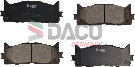 DACO Germany 323937 - Гальмівні колодки, дискові гальма avtolavka.club