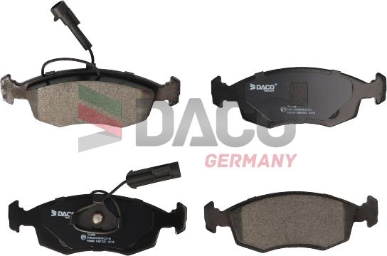 DACO Germany 322359 - Гальмівні колодки, дискові гальма avtolavka.club