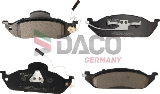 DACO Germany 322330 - Гальмівні колодки, дискові гальма avtolavka.club