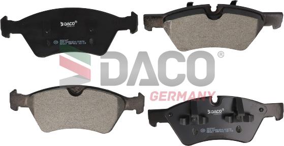 DACO Germany 322327 - Гальмівні колодки, дискові гальма avtolavka.club