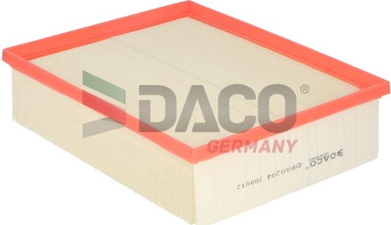 DACO Germany DFA0204 - Повітряний фільтр avtolavka.club