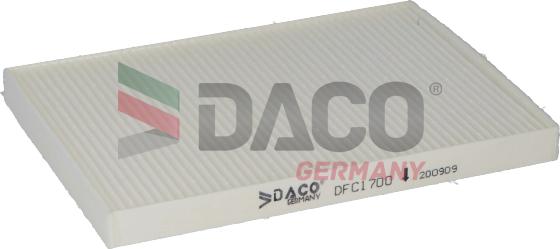 DACO Germany DFC1700 - Фільтр, повітря у внутрішній простір avtolavka.club