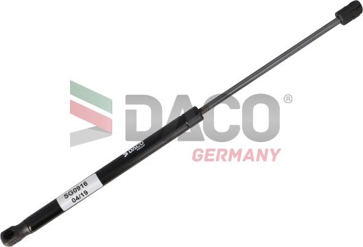 DACO Germany SG0916 - Газова пружина, кришка багажник avtolavka.club
