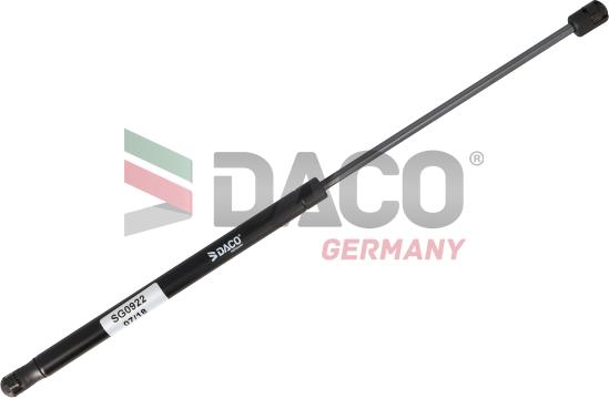 DACO Germany SG0922 - Газова пружина, капот avtolavka.club