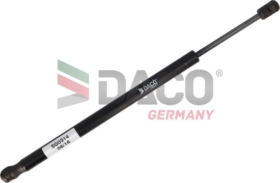 DACO Germany SG0314 - Газова пружина, капот avtolavka.club