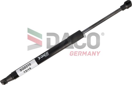 DACO Germany SG0310 - Газова пружина, кришка багажник avtolavka.club