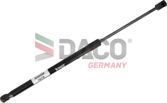 DACO Germany SG0258 - Газова пружина, заднє скло avtolavka.club