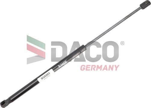DACO Germany SG0203 - Газова пружина, кришка багажник avtolavka.club