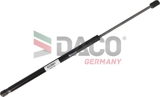 DACO Germany SG2601 - Газова пружина, кришка багажник avtolavka.club