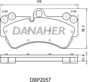 Textar 23692 167 0 4 T424 - Гальмівні колодки, дискові гальма avtolavka.club