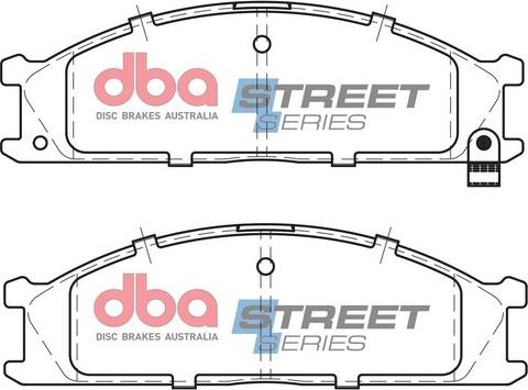 DBA Australia DB438SS - Гальмівні колодки, дискові гальма avtolavka.club