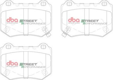 DBA Australia DB15007SP - Комплект високоефективних гальмівних колодок avtolavka.club