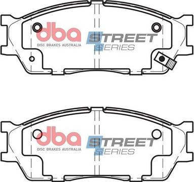 DBA Australia DB1805SS - Гальмівні колодки, дискові гальма avtolavka.club