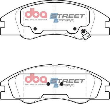 DBA Australia DB1727SS - Гальмівні колодки, дискові гальма avtolavka.club