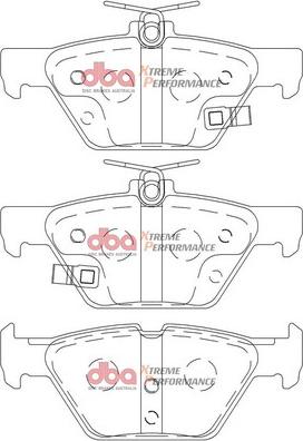 DBA Australia DB2398XP - Комплект високоефективних гальмівних колодок avtolavka.club