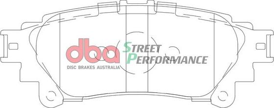DBA Australia DB2245SP - Комплект високоефективних гальмівних колодок avtolavka.club