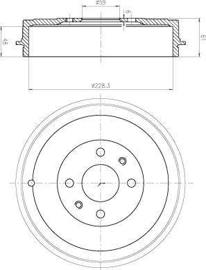 DEEVO BT80040 - Гальмівний диск avtolavka.club