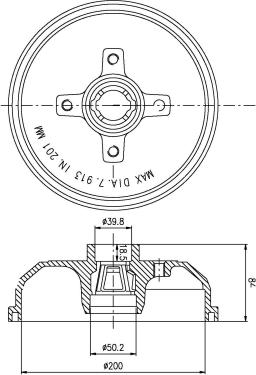 DEEVO BT80100 - Гальмівний диск avtolavka.club