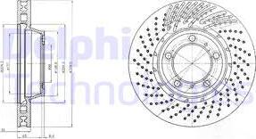 Delphi BG9095C - Гальмівний диск avtolavka.club