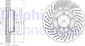 Delphi BG9095 - Гальмівний диск avtolavka.club