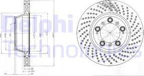 Delphi BG9097 - Гальмівний диск avtolavka.club