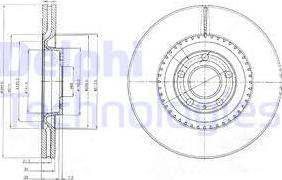 Delphi BG9003 - Гальмівний диск avtolavka.club