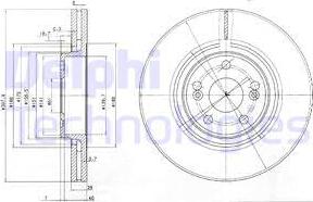 Delphi BG9016 - Гальмівний диск avtolavka.club