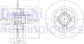 Delphi BG9029RS - Гальмівний диск avtolavka.club