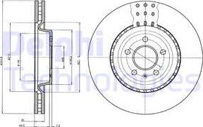 Delphi BG9110C - Гальмівний диск avtolavka.club