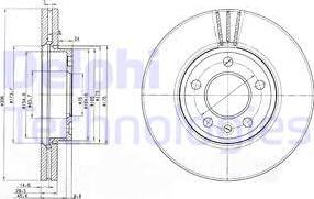 Delphi BG9891C - Гальмівний диск avtolavka.club