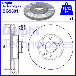 Delphi BG9891 - Гальмівний диск avtolavka.club
